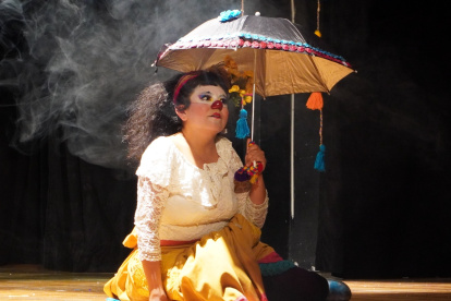 Miskay, retratada por Hilda Tovar, fue una de las piezas inaugurales del Encuentro Internacional “Caminos hacia el Clown".
