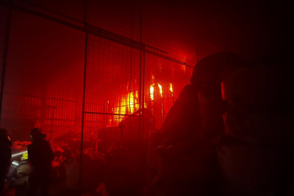 El incendio ocurrió la noche del viernes 20 de marzo en Durán.