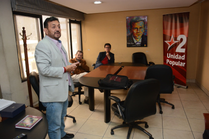 Geovanni Atarihuana, director nacional del partido Unidad Popular.