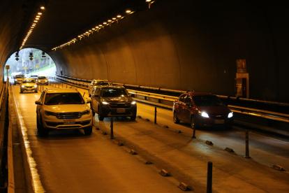 Desde el 9 de marzo se habilitó el carril central del túnel Guayasamín.