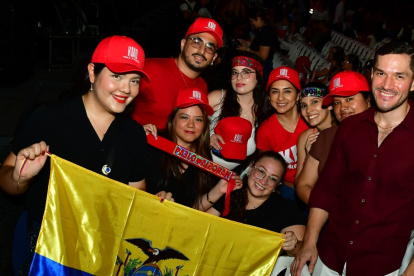 El público lo recibió con los brazos abiertos