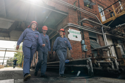 Trabajadoras argentinas en jornada laboral.