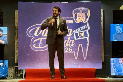 Jorge Ulloa en su participación de los Premios Valdivia.