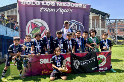 Independiente del Valle San Luis Sub-9 se coronó bicampeón del Rumiñahui Cup tras vencer 2-0 en la final.