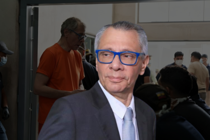 El exvicepresidente Jorge Glas llegando a la Corte Nacional de Justicia (CNJ) en Quito (Ecuador) en una foto de archivo.