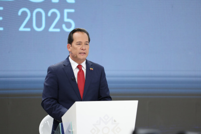 Henry Cucalón fue candidato presidencial en 2025 por Construye.