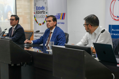 Harold Burbano en un evento oficial, en imagen de archivo.