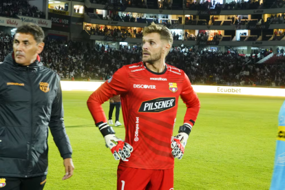 El portero Javier Burrai dejó de atajar 5 partidos seguidos con Barcelona en la fase 2 de LigaPro