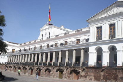 El Palacio de Carondelet acoge a los presidentes y vicepresidentes de la República.