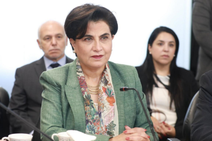 Referencial. Delegaciones de Ecuador e Israel durante una reunión oficial, en la que se suscribió el acuerdo de cooperación en cultura, ciencia y deporte.