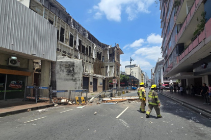 La Casa Tola se cae a pedazos desde 2022, cuando colapsó parte de su fachada. Desde entonces, no se ha trabajado en su reparación.