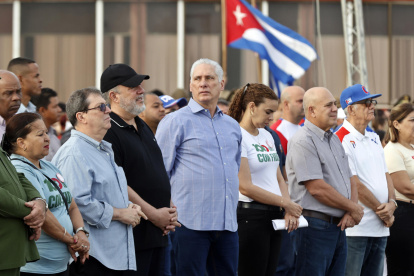 Fotografía del 2 de abril de 2026 del presidente de Cuba, Miguel Díaz-Canel, en La Habana (Cuba).