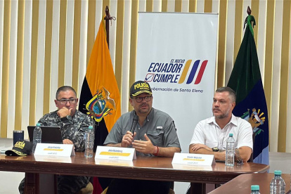 El ministro del Interior John Reimberg hizo la evaluación en seguridad del último año.