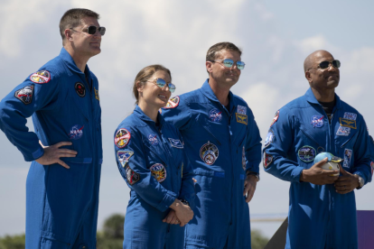 Tripulación de la misión 'Artemis II'.