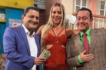 Martín Calle, Marcele Ruete y David Reinoso.