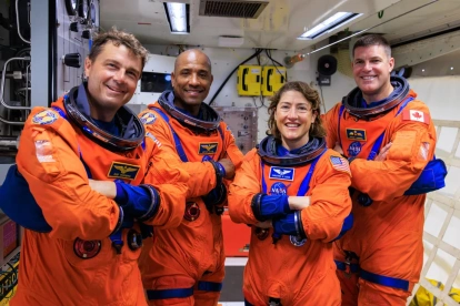 Reid Wiseman, Victor Glover, Christina Koch y Jeremy Hansen son los 4 especialistas que forman la tripulación del programa Artemis II.