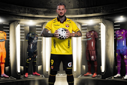 El argentino Darío Benedetto figura del Barcelona SC.