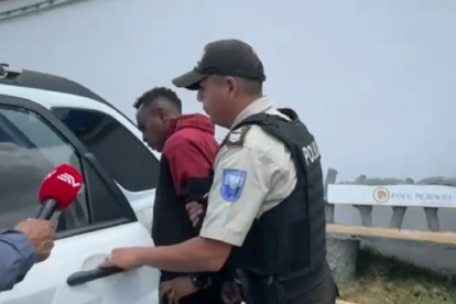 Según la Policía, entre los capturados se encuentra Christian Lara, quien habría actuado como conductor de la banda.