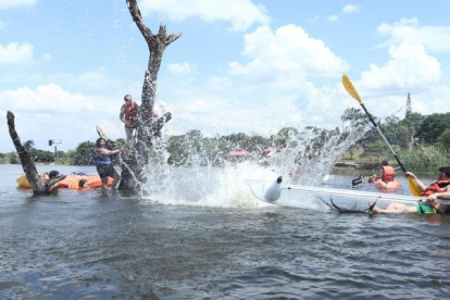 Laguna Park es una de las opciones en donde las familias pueden entretenerse.