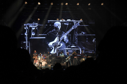La agrupación puertorriqueña ofreció un recital en el Coliseo General Rumiñahui de la capital.