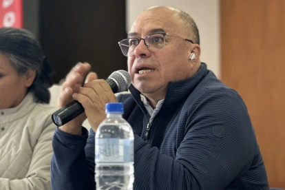 El presidente del Cedocut, Edwin Bedoya, denunció públicamente que policías ingresaron a la sede del gremio, en Quito, horas antes de un plantón en el Ministerio de Trabajo.