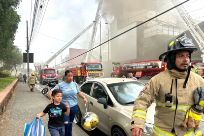 Los moradores se alarmaron por el incendio