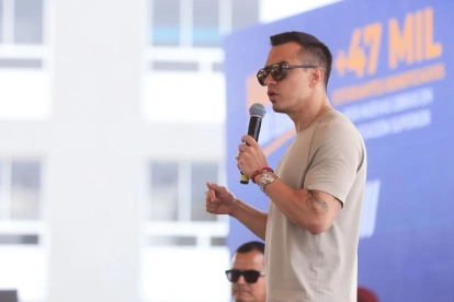 El presidente de Ecuador, Daniel Noboa, aseguró que el país no enfrentará apagones durante abril