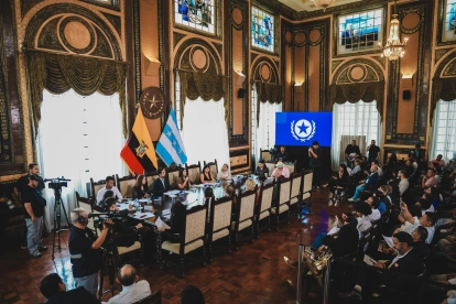 La mañana de este 9 de abril se llevó a cabo el Concejo Cantonal de Guayaquil.