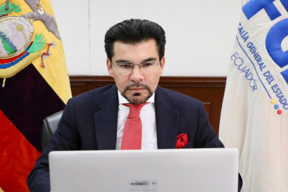 El fiscal general encargado, Carlos Alarcón, presentó una denuncia en contra de los tres jueces del Tribunal de la Corte de Pichincha por dictar la revocatoria de la orden de prisión en el caso Goleada.