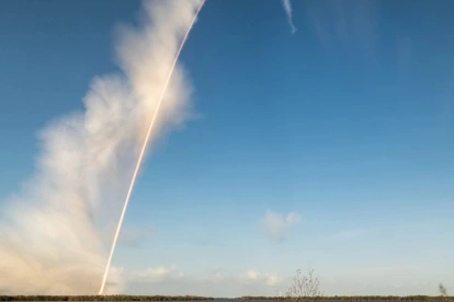 La nave Orión inicia el recorrido que provocará un estampido sónico en su retorno.