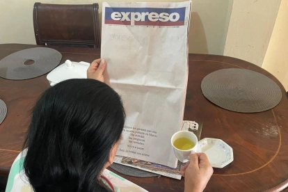 Portada en blanco de EXPRESO generó hoy respaldo ciudadano en X por alertas a la libertad de expresión.