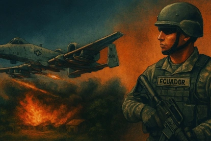 Ecuador inició en marzo de 2026 bombardeos antidrogas con apoyo militar de Estados Unidos