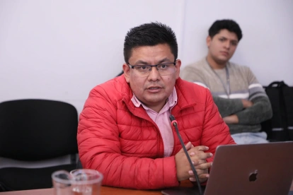 Luis Fernando Molina, asambleísta de la Revolución Ciudadana, denunció presuntas irregularidades en el concurso para fiscal general.