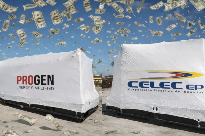 Celec entregó 110 millones de dólares a Progen a una cuenta la cual ahora está vacía.