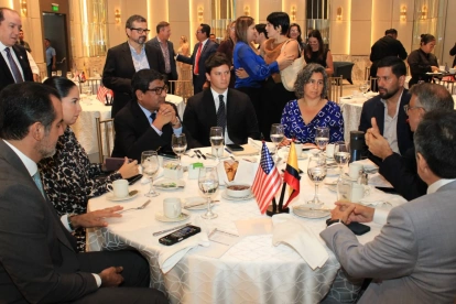 El evento, organizado por la Cámara Ecuatoriano Americana de Comercio, se desarrolló en el Hotel Hilton Colón de Guayaquil.