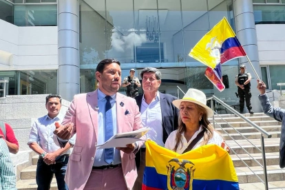 Pedro Tapia, presidente del GAD de Cumbayá, presentó el amicus curiae ante la Corte Constitucional.