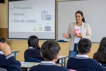 Estudiantes recibirán educación financiera tras la aprobación de la nueva ley que busca frenar el sobreendeudamiento.