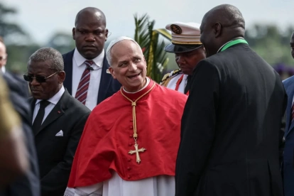 Recibimiento en Camerún del Papa León XIV.