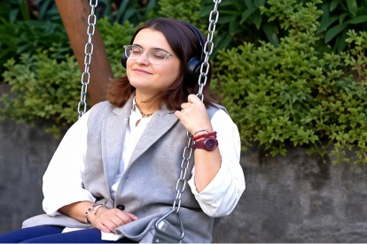 La vicepresidenta María José Pinto, en otro clip borrado de sus redes sociales.