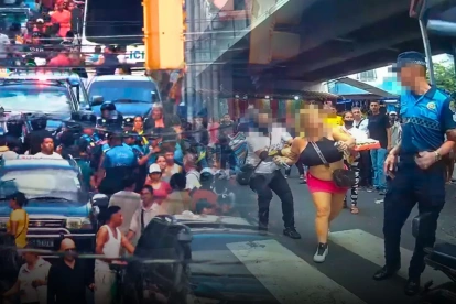 Agentes municipales fueron agredidos en operativo en La Bahía, informó el Municipio.