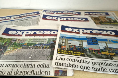 PERIODICO DE DIARIO EXPRESO 16  de  ABRIL DEL    2026 FOTOGRAFO ANGELO CHAMBA PERIODISTA : STALIN CARRION AG - PERIDOISTAS AG - GRANASA AG - PERIODISTAS - QUITO