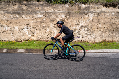 Steven Oña consiguió el doble everesting en bicicleta el 3 de abril, en Nayón.