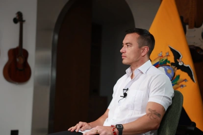 El presidente ecuatoriano Daniel Noboa explicó las razones del impasse con Gustavo Petro.