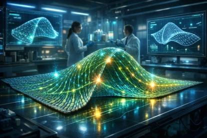 Células guiadas por patrones químicos se organizan y transforman una lámina plana en una estructura 3D, en un avance clave para la medicina regenerativa.