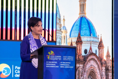 Comunicado de la Cancillería del Ecuador, presidida por la canciller Gabriela Sommerfeld, confirma traslado de migrante a África.