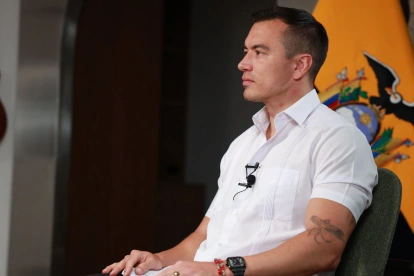 El presidente de Ecuador, Daniel Noboa.