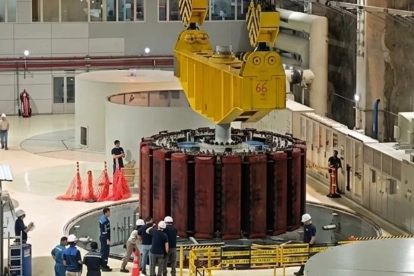 La central hidroeléctrica Sopladora es parte del complejo Paute Integral, ubicado en el Austro de Ecuador.