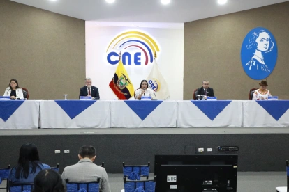 Los consejeros del CNE están en funciones prorrogadas.