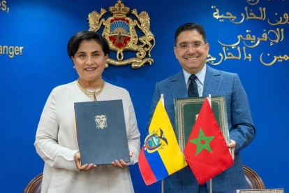 Ecuador y Marruecos suscribieron un comunicado conjunto que reafirma la voluntad de profundizar la relación bilateral.