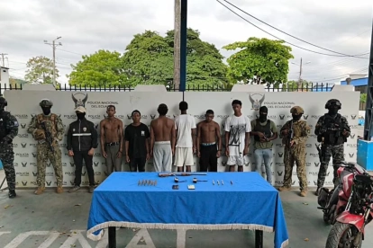 Seis personas fueron detenidas en zona usada por célula de Los Tiguerones, según autoridades.